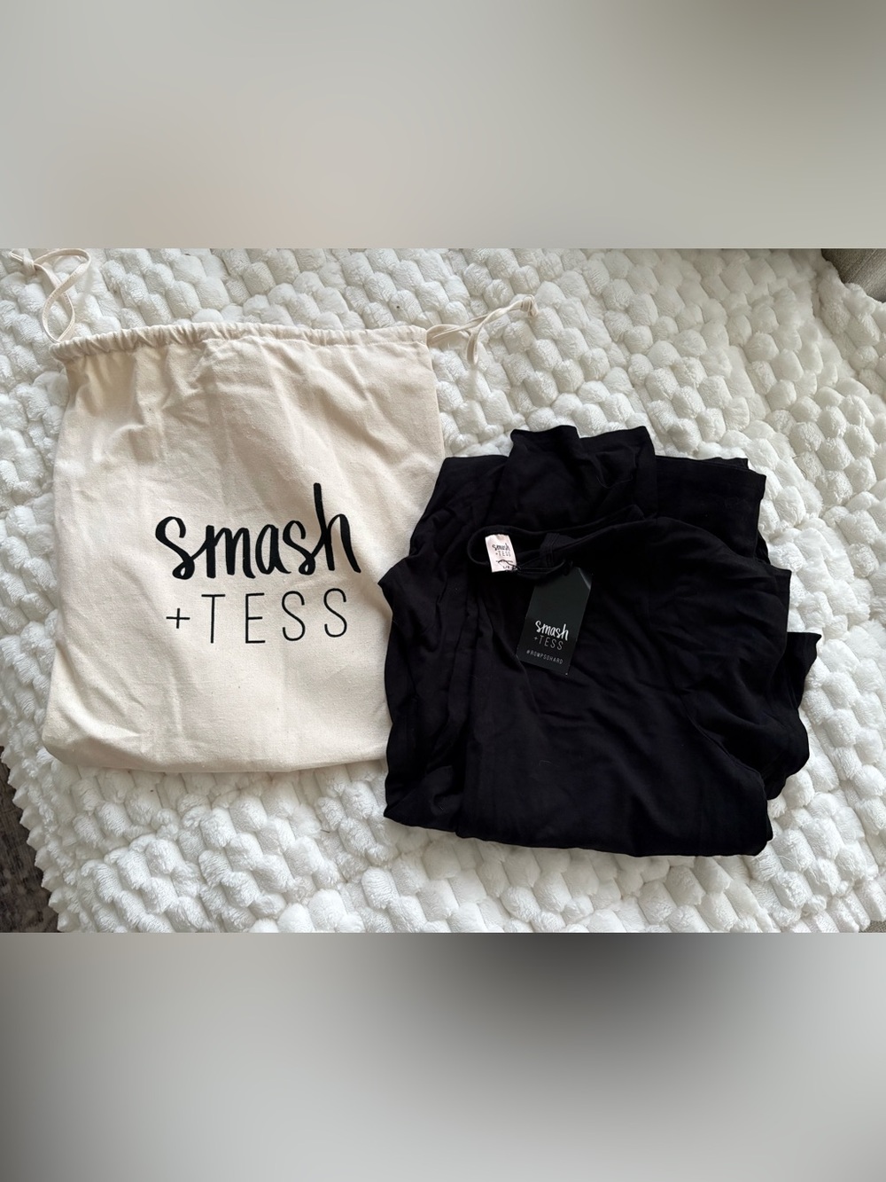 Smash + Tess Black Sunday Romper -Large - NWT